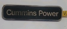 Vintage Cummins Power Emblem Badge 6.5” Diesel Truck Equipment Nameplate picture