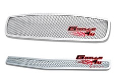 For 2005-2010 Dodge Charger Stainless Steel Chrome Mesh Grille Insert Combo picture