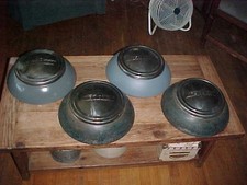 Mercury 1939 Merc 8 Dog Dish Bowl Hubcaps SET 12.5