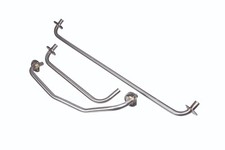 JAGUAR E-TYPE SERIES 1 3.8 4.2 STAINLESS STEEL HEATER TRANSFER PIPE SET HTP1SS picture