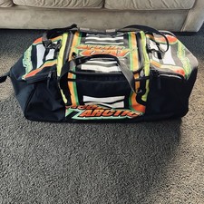Vintage Team Arctic Cat Snowmobile Luggage Bag HUGE Rolling Duffel Gear Bag 35” picture