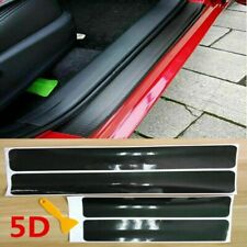 4PCS Carbon Fiber Car Scuff Plate Door Sill 5D Sticker Protector Accessories USA picture