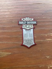 Vintage Harley Davidson Oil Tank Emblem Original  picture
