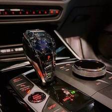 Car Crystal Shift Knob Multimedia Button Cover Trim For BMW 5 6 7 Series G30 G12 picture