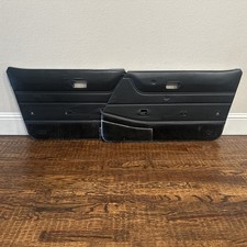 1982-1983 Datsun 280zx L28 Pair of Black Driver and Passenger Door Panels picture