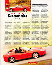 2006 Ferrari Superamerica Original Car Review Print Article J345 picture
