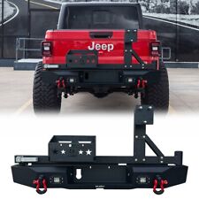 Vijay Fits 2020-2024 Jeep Gladiator JT With Tire Carrier Rear Bumper picture