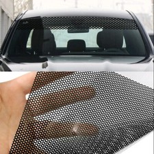 20x150cm Car Windshield Window Visor Sun Strip Vinyl Mesh Sticker Accessories picture