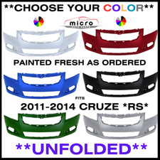UNFOLDED FRONT BUMPER FOR 2011-2014 CRUZE W/RS PKG CHOOSE YOUR COLOR GM1000925 picture