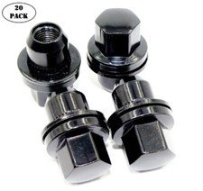 20 14x1.5 Black OEM Replacement Lug Nuts Land Range Rover HSE Sport Supercharged picture