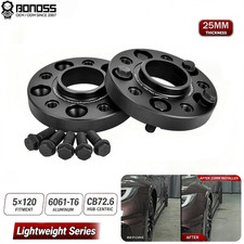 2pcs 25mm for BMW X3 X4 M2 Wheel Spacers Forged Hubcentric BONOSS 5x120 CB72.6 picture
