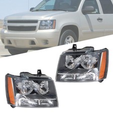 For 2007-2014 Chevy Avalanche Tahoe Suburban Amber Corner Halogen Headlights picture