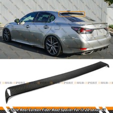 FOR 13-20 LEXUS GS300 GS350 GS450H GSF V2 CARBON FIBER REAR WINDOW ROOF SPOILER picture