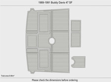 1989-1991 Buddy Davis 47 SF DuraEVA EVA Foam Boat flooring picture