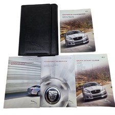 14/15 Jaguar XJ Owners Manual Handbook Set Case OEM JJM 18- 02-34-151 #JA-17A picture