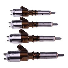 4X Fuel Injectors for Perkins Engine 1106D-E66TA 2645A742 2645A473 2645A708 picture