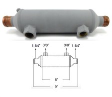NEW Seakamp 26134 Marine Transmission Oil Cooler 2 x 6 x 1-1/4