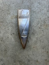 Original 1938 Chevy Chevrolet Master Deluxe Sedan Rear Trunk Metal Emblem Badge picture