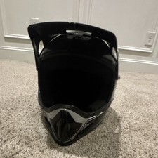 WOW Youth L Kids Motocross BMX MX ATV Dirt Bike Helmet Spider Web Black HJOY picture