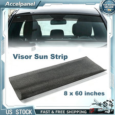 20x150cm Car Windshield Window Visor Sun Strip Vinyl Mesh Sticker Accessories picture