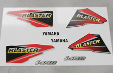 1999 Yamaha Blaster 200 Black/Red FULL Graphics Decal Kit Stickers GLOSSY picture