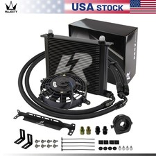 LR 30 Row AN10 Oil Cooler Kit+Filter Adapter Hose Kit +7