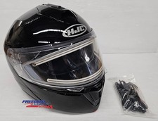 NEW HJC i90 I90E ELECTRIC SHIELD MODULAR HELMET SUN SHIELD GLOSS BLACK 3XL SALE picture