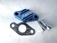 NACS BLUE REAR CALIPER BRAKE BLOCKOFF PLATE BLOCK OFF UNIVERSAL FIT picture