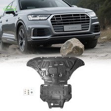 2Pcs Engine Splash Shield For Audi Q7 2017-2024 Heavy Skid Plate W/Service Hole picture