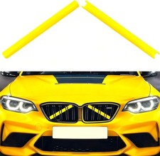 Snap-On V Brace Covers for BMW 1-8 Series - Vibrant Yellow ABS Trim Inserts picture