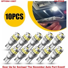 AUXITO T10 168 194 LED License Plate Light Bulb Trunk Lamp Bulbs White 6500K 10x picture