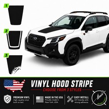 Hood Blackout Racing Stripe Decal Fit Subaru Forester 2017 & up Base Wilderness picture
