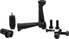 Gilles Tooling Rearset Spare Parts Kit - Black Foot Pegs & Toe Pieces picture