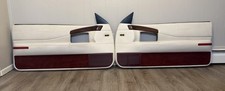 1992-1995  Cadillac Eldorado  Door Panel Pair Red/White Rare READ 1993-1994 HTF picture