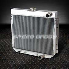 FOR 67-69 MUSTANG/TORINO/LTD V8/COUNTRY 3-ROW/TRI-CORE ALUMINUM RACING RADIATOR picture
