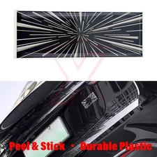 For Tesla Model S X 3 Y Plastic Plaid Badge Nameplate Emblem 3D Car Logo Sticker picture