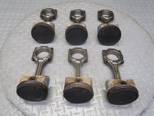 95-97 NISSAN GLORIA HY33 VQ30DET SET OF 6 ENGINE PISTON CONNECTING ROD 60K OEM picture