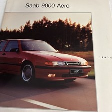 Saab 9000 1993.5 9000 Aero Press Release Brochure Headquarters USA 900 picture