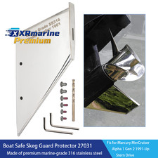 Stainless Steel Skeg Guard 27031 35-SS610 for Mercruiser Alpha One Gen 2 1991+ picture