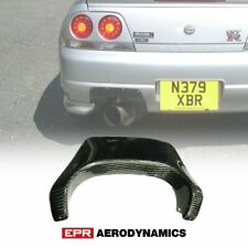 Carbon For R33 Skyline OE Tape Rear Bumper Exhaust Heatshield (OE Rear Bumper) picture