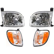 Headlight and Turn Signal Light For 00-04 Toyota Tundra Regular Cab Access Cab picture