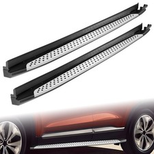 Fit  for Hyundai Santa Fe 2019-2023 Pair Black Running Boards Side Steps picture
