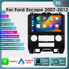For Ford Escape 2007-2012 Android 13 Car Stereo Radio GPS Navi WIFI BT CarPlay picture