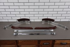 2007 Maybach 57 Chrome Woodgrain Set x4 - Sill Plates picture