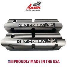 Ford Pentroof 427 Cobra Valve Covers - Black - New Old Stock, #M-6582-W427B picture