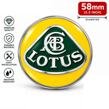 1 Pcs Lotus Emblem Hood Nose Design Yellow Metal Made Fit Exige Evora Elise picture