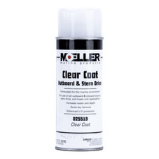Moeller Marine 025519 Motor Spray Clear Coat Lacquer Clear 12oz picture