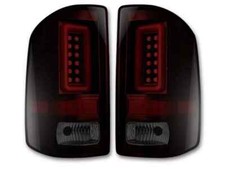 New Recon Black/Smoke Fiber Optic LED Tail Lights 16-18 GMC Sierra 1500 264298Bk picture