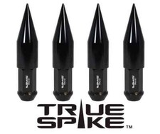20 True Spike Lug Nuts Black M14x1.5 Kit picture