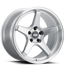 19x8.5/19x9.5 ESR Wheels AP5C Hyper Silver with Machined Lip JDM Rims (4pcs) picture